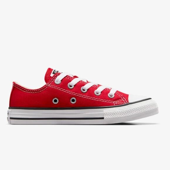 CONVERSE Converse Chuck Taylor All Star Low Top Sneakers Shoes Red Kids US 13 - Picture 2 of 13